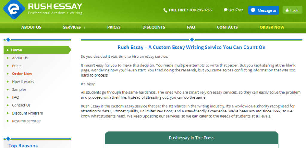 Essay writing service usa